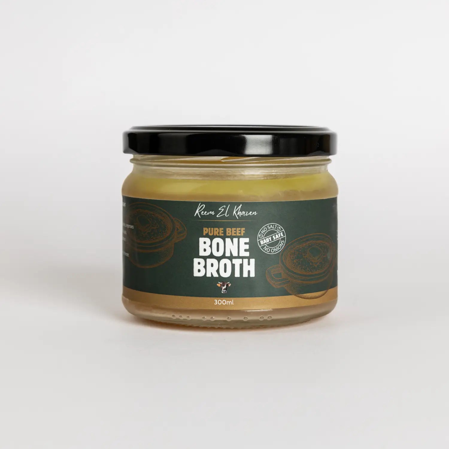 Reem El Khazen Bone Broth 300ml no salt no onion (baby friendly and pet friendly)