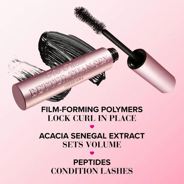 Too Faced Beauty Essentials Better Than Sex Mascara Icons Travel Size Mascara Set