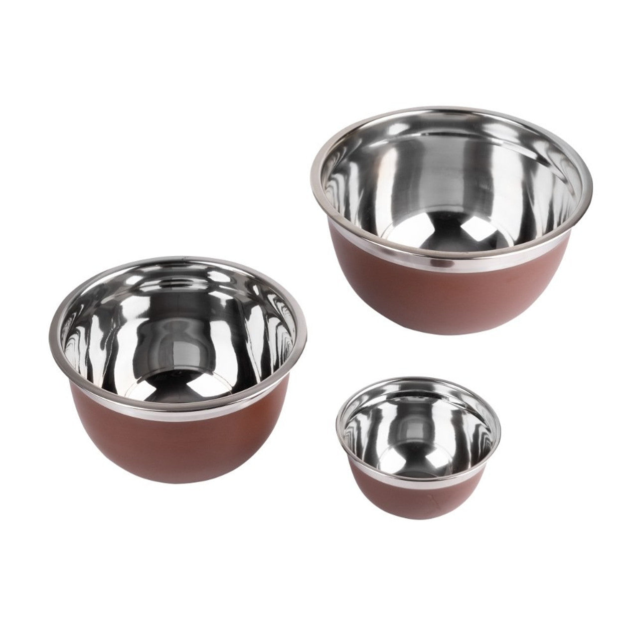 Safari Collection, Set 3Pcs Bowls (14.5+22+26cm) S/S - Medaid International
