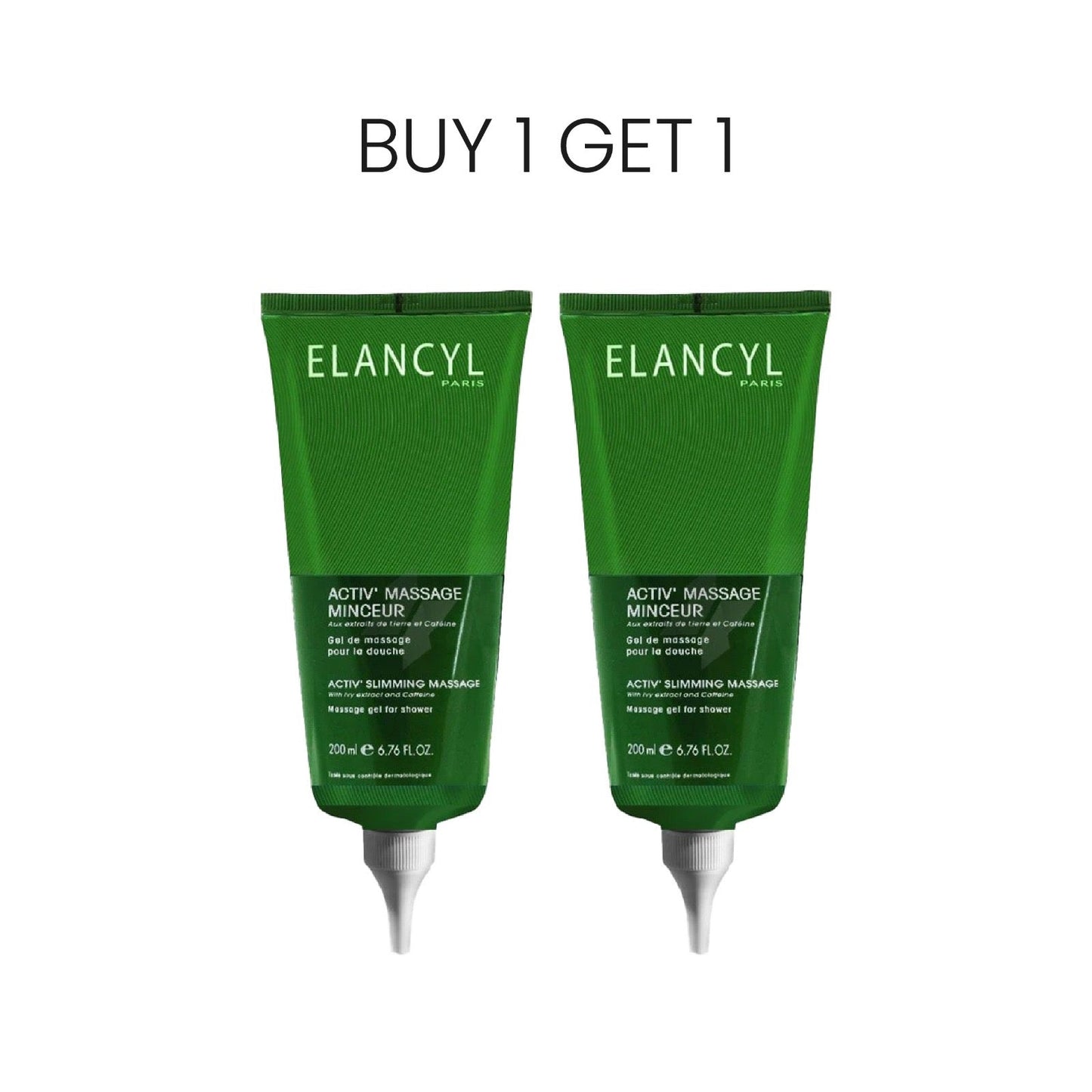 Buy 1 Get 1 FREE Elancyl Active Minceur Gel Douche 200ML