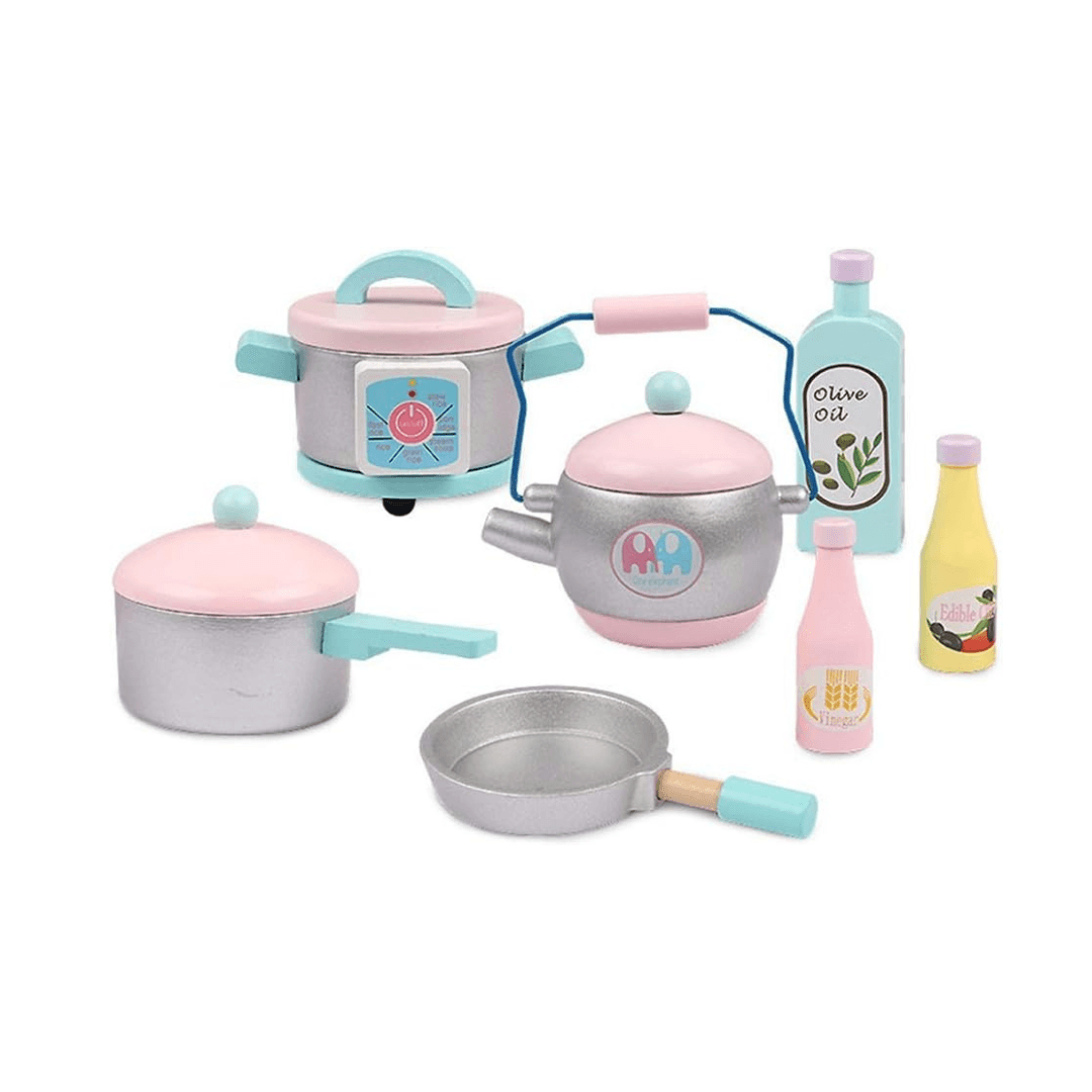Beautiful Wooden Kitchen Toy With Full Accessories 81.5x28.5x94.5cm