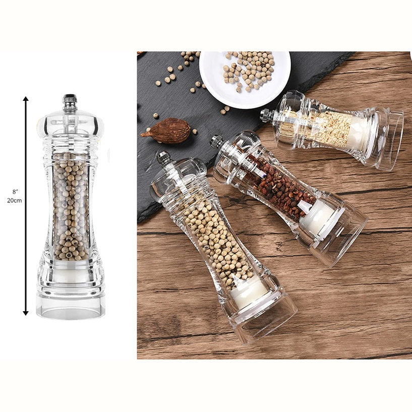 Acrylic Pepper Grinder 20 cm