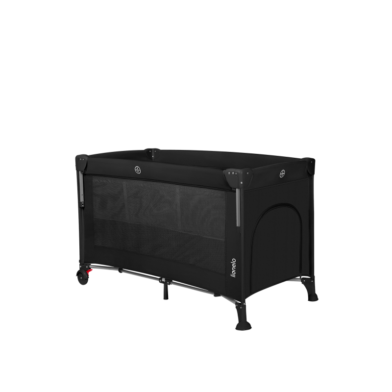 Lionelo - Ellen - Baby Bed - Black Carbon