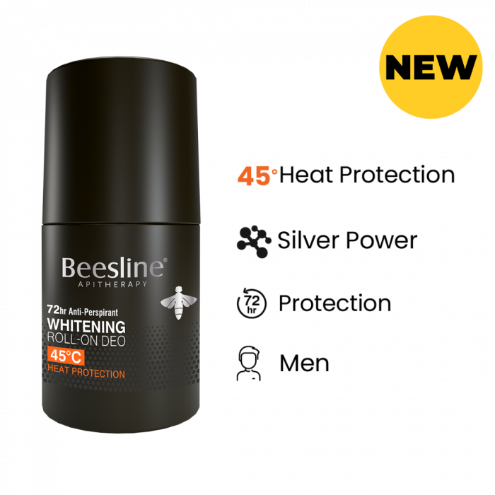 Beesline men whitening roll-on deodorant - super dry new formula