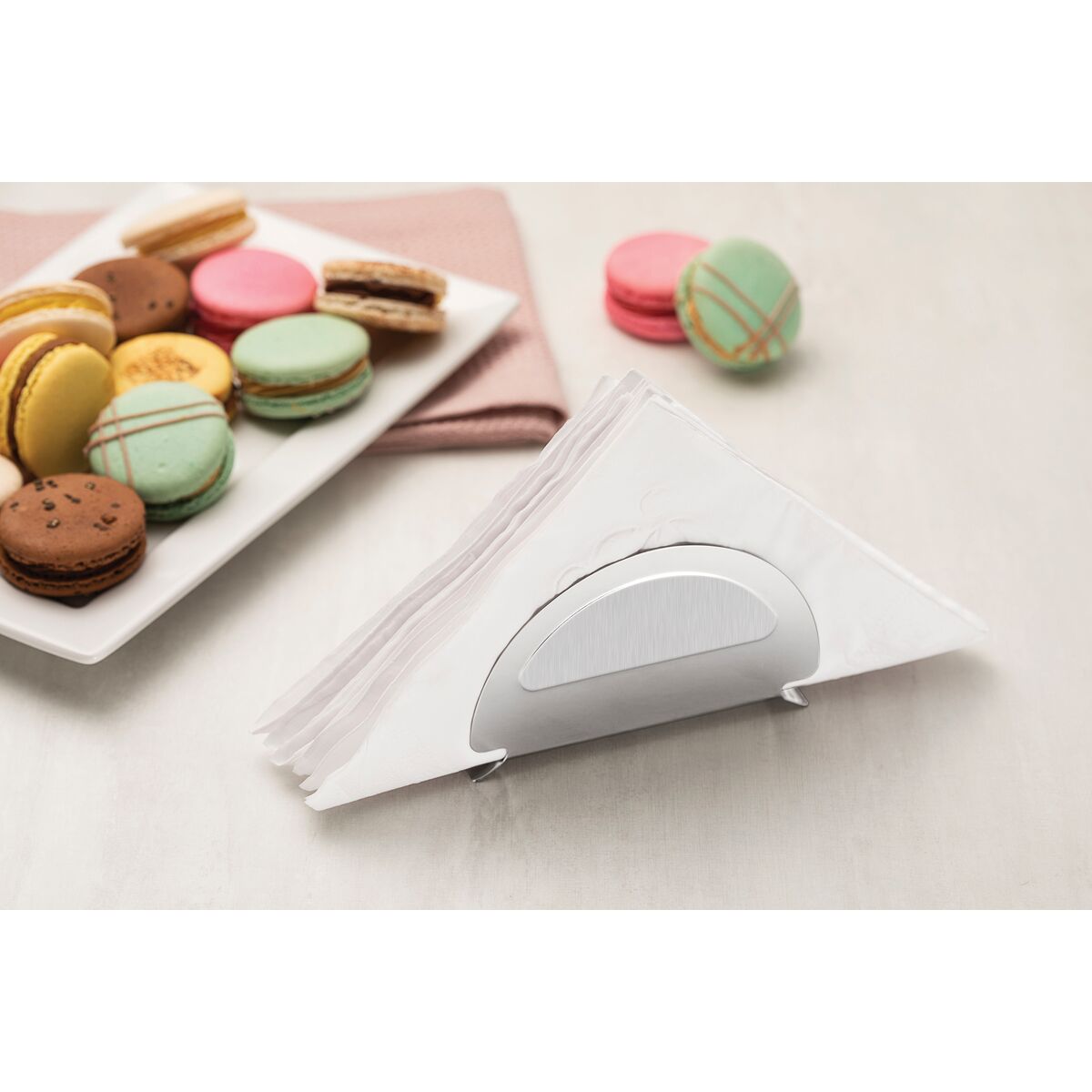Tramontina cosmos stainless steel napkin holder