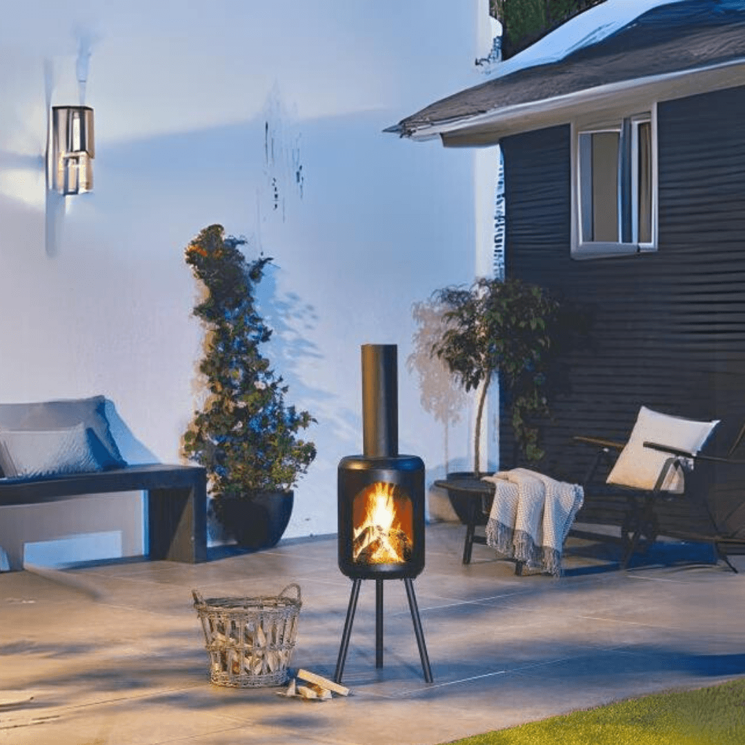 BELAVI(R) outdoor fireplace