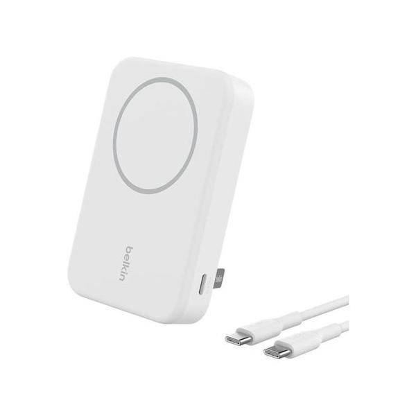 Belkin, BPD008BTWH/BK BOOSTCHARGE PRO Magnetic Wireless Power Bank with Qi2 15W 10K