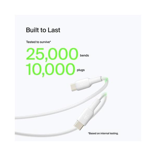 Belkin, CAB001BT1MWH-2PK Boost charge Usb Pvc Cable 1 M Usb 2.0 Usb A Usb C - 2 Pack