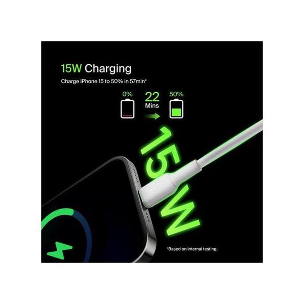 Belkin, CAB001BT1MWH-2PK Boost charge Usb Pvc Cable 1 M Usb 2.0 Usb A Usb C - 2 Pack
