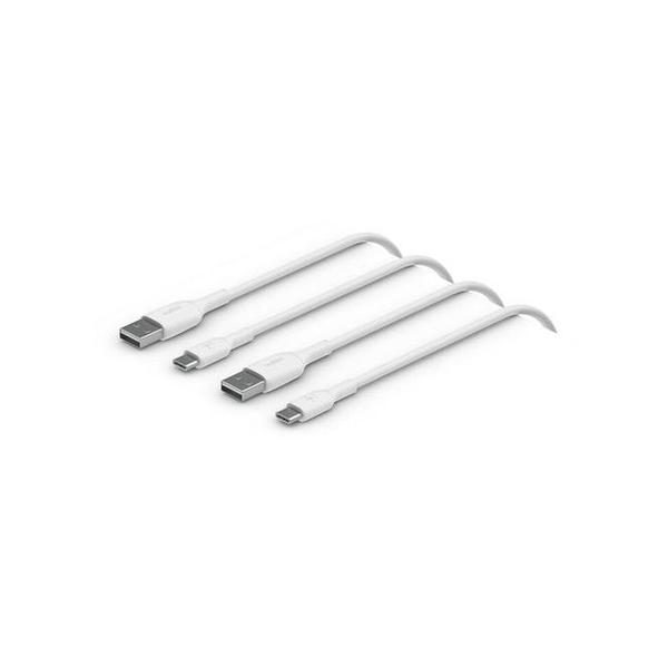 Belkin, CAB001BT1MWH-2PK Boost charge Usb Pvc Cable 1 M Usb 2.0 Usb A Usb C - 2 Pack