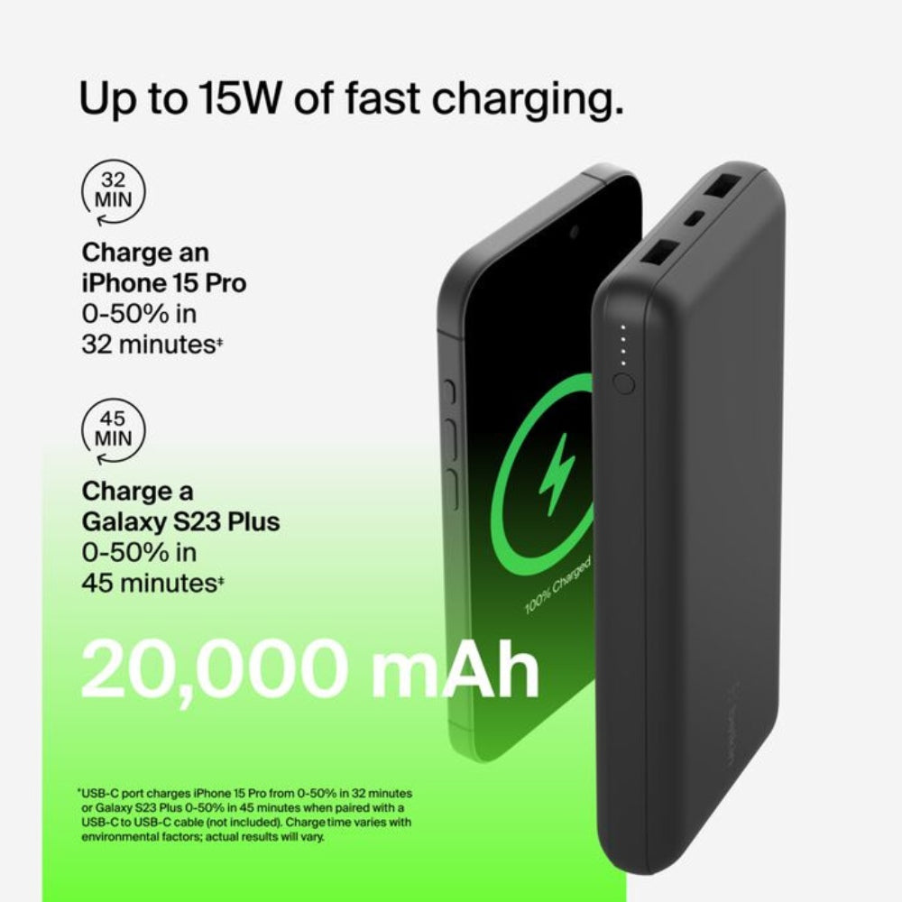 Belkin BoostCharge Power Bank 20K (Blue)