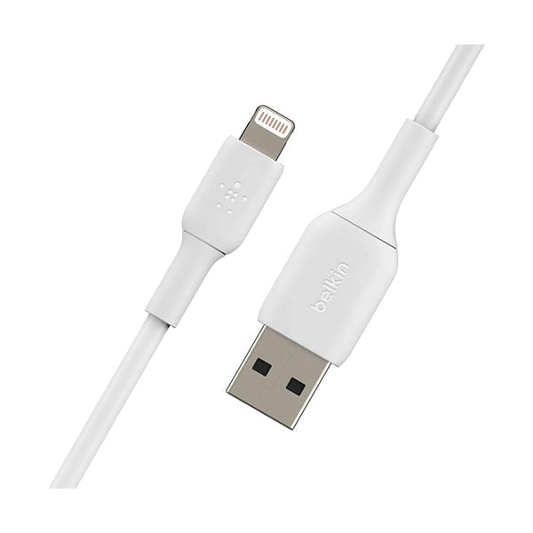 Belkin, CAA001BT1MWH2PK Lightning Cable (2 Pack) Boost Charge Lightning to USB Cable for iPhone, iPad, AirPods, MFi-Certified iPhone Charging Cable, 3.3ft/1m