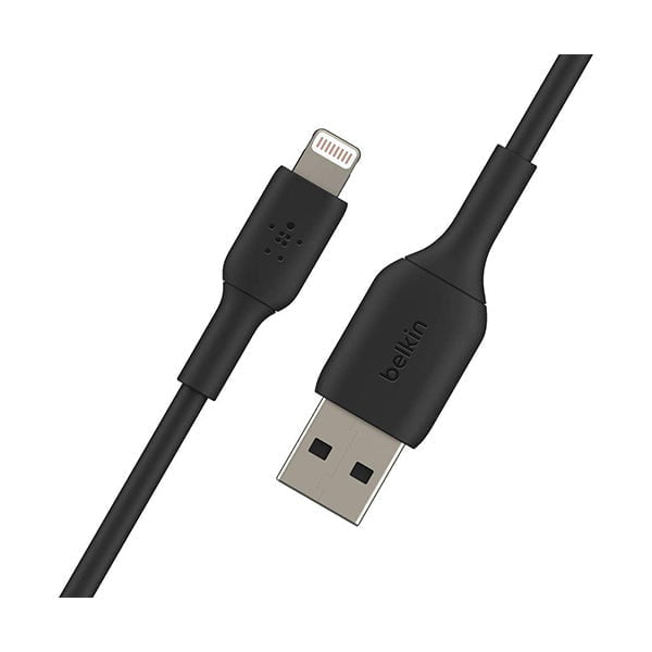 Belkin, CAA001BT2MBK Lightning Cable Boost Charge Lightning to USB Cable for iPhone, iPad, AirPods MFi-Certified iPhone Charging Cable 6.5ft/2m