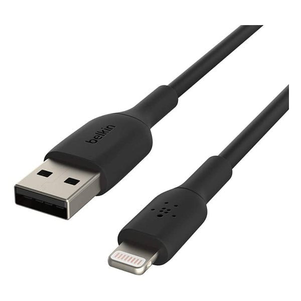 Belkin, CAA001BT2MBK Lightning Cable Boost Charge Lightning to USB Cable for iPhone, iPad, AirPods MFi-Certified iPhone Charging Cable 6.5ft/2m