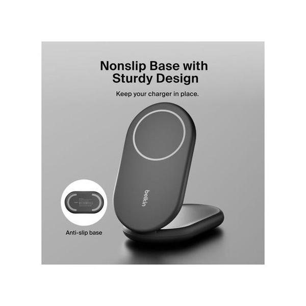 Belkin, WIB007VFBK BoostCharge Magnetic Foldable Wireless Charger with Qi2 15W