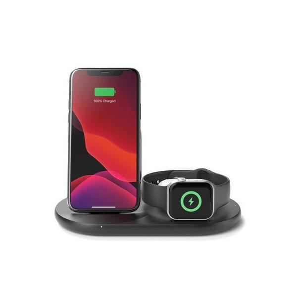 Belkin, WIZ001myBK/WH BoostCharge 3-in-1 Wireless Charger for Apple Devices
