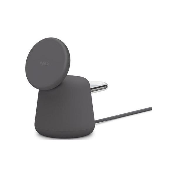 Belkin, WIZ020VFH36/37 BoostCharge Pro 2-in-1 Wireless Charging Dock with MagSafe 15W