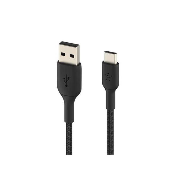 Belkin, CAB002BT1MBK BoostCharge Braided USB-C to USB-A Cable 1m