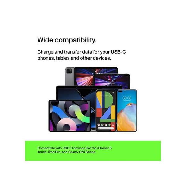Belkin, CAB002BT1MBK BoostCharge Braided USB-C to USB-A Cable 1m