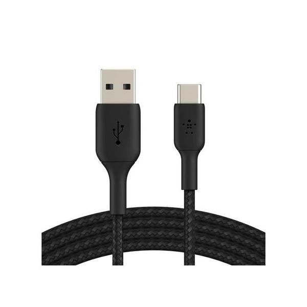 Belkin, CAB002BT1MBK BoostCharge Braided USB-C to USB-A Cable 1m