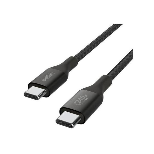 Belkin, CAB015BT2MBK BoostCharge USB-C to USB-C Braided Cable 240W 2m