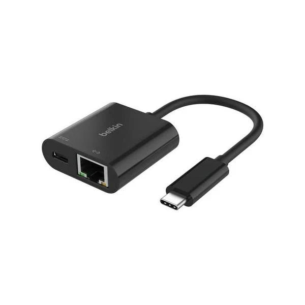 Belkin, INC019BTBK USB-C to Ethernet + Charge Adapter 100W