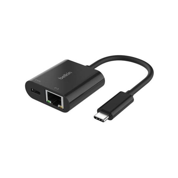 Belkin, INC019BTBK USB-C to Ethernet + Charge Adapter 100W