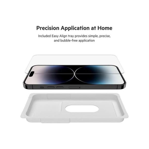Belkin, OVA102ZZ Tempered Glass Screen Protector for iPhone 14 Pro Max, Transparent