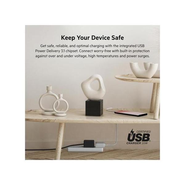 Belkin, WCA006VF1MWH-B6 BOOSTCHARGE PRO 3-in-1 Magnetic Wireless Charging Stand with Qi2 15W