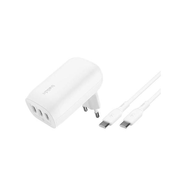 Belkin, WCC002VF2MWH-B6 BOOSTCHARGE PRO 3-in-1 Wireless Charging Pad with MagSafe