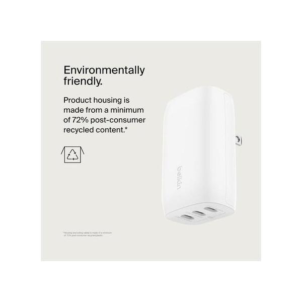 Belkin, WCC002VFWH BOOSTCHARGE PRO 3-in-1 Wireless Charging Pad with MagSafe