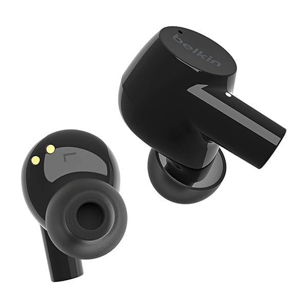 Belkin, AUC004BTBK Wireless Earbuds, Sound Form Rise True Wireless Bluetooth 5.2  Earphones with Wireless Charging IPX5 Sweat and Water Resistant with Deep Bass for iPhone, Galaxy, Pixel and More