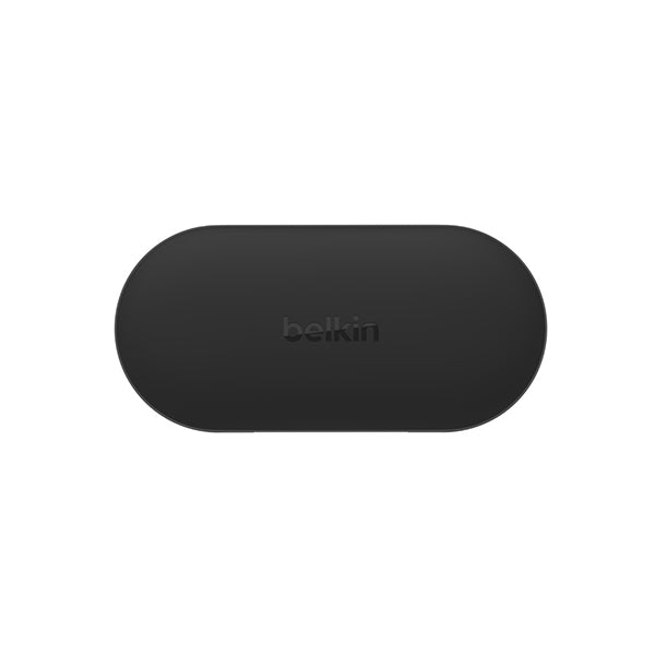 Belkin, AUC005BTBK Sound form Play Full Wireless Earphones, Bluetooth 5.2, 6mm Driver, 4 Microphone Call Technology, Call Noise Reduction, Up to 38 Hours Music Playback, Splashproof, IPX5