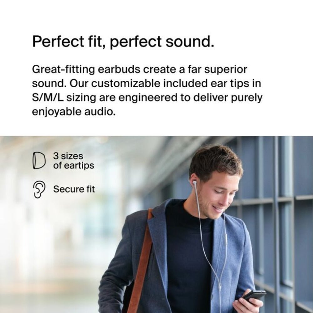 Belkin SoundForm Wired USB-C Earbuds
