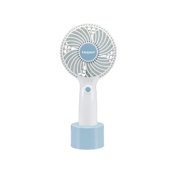 Beper, Mini Rechargeable Portable Fan, 3 Speeds, Silent, BEP-P206VEN401