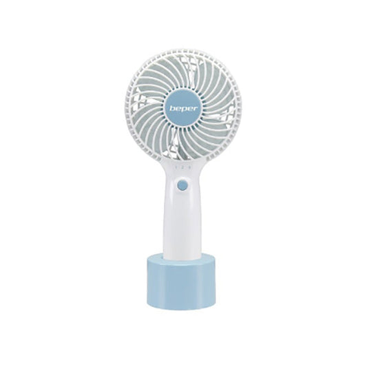 Beper, Mini Rechargeable Portable Fan, 3 Speeds, Silent, BEP-P206VEN401