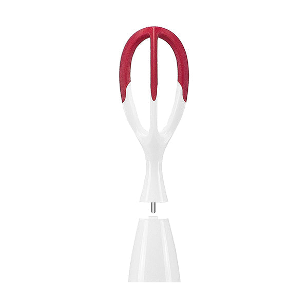 Beper, Automatic Cordless Whisk Battery Operated Detachable Whip And Rubber Speed Button Red, P102SBA006