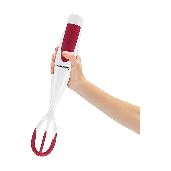 Beper, Automatic Cordless Whisk Battery Operated Detachable Whip And Rubber Speed Button Red, P102SBA006