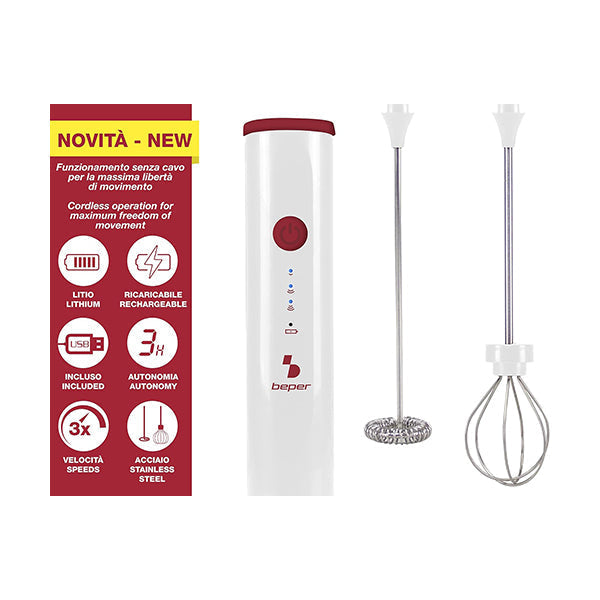 Beper, Rechargeable Frother, P102SBA008