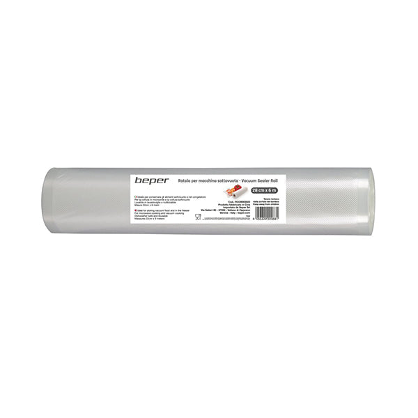 Beper, Vacuum Sealer Bag Roll, 28cm x 6 meters, RCO9003028