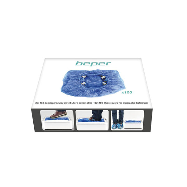 Beper, Set Of 100 Shoe Covers For Automatic Distributor, C206UTI002