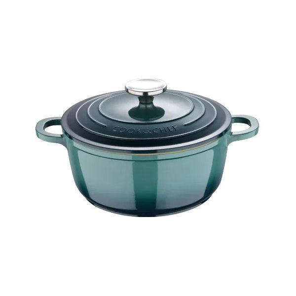 Bergner, Casserole 20X9.0Cm Cast Alu Ind W/Lid Excalibur - BG-36100-GR
