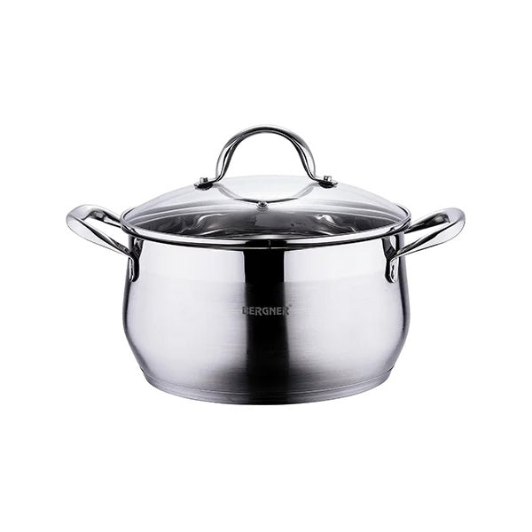 Bergner, Casserole 24X10Cm 4.5L Ss Ind W/L Gourmet - BG-6530