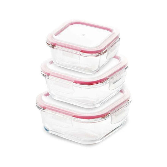 Bergner, Set 3Pcs Food Container - BG-20251-RD