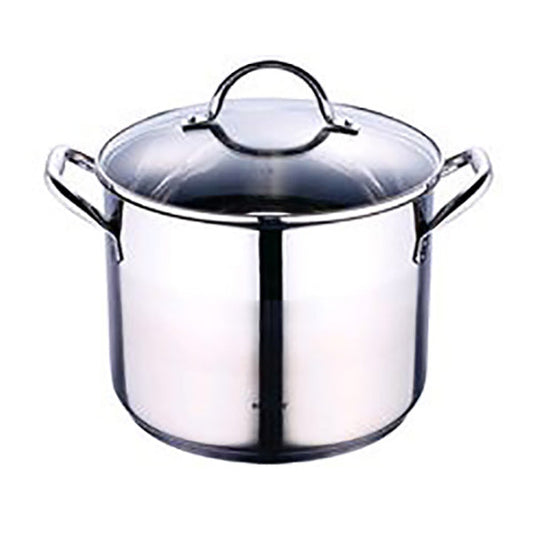 Bergner, Stock Pot 24X18.5Cm 8.2L Ss Ind W/L Gourmet - BG-6504