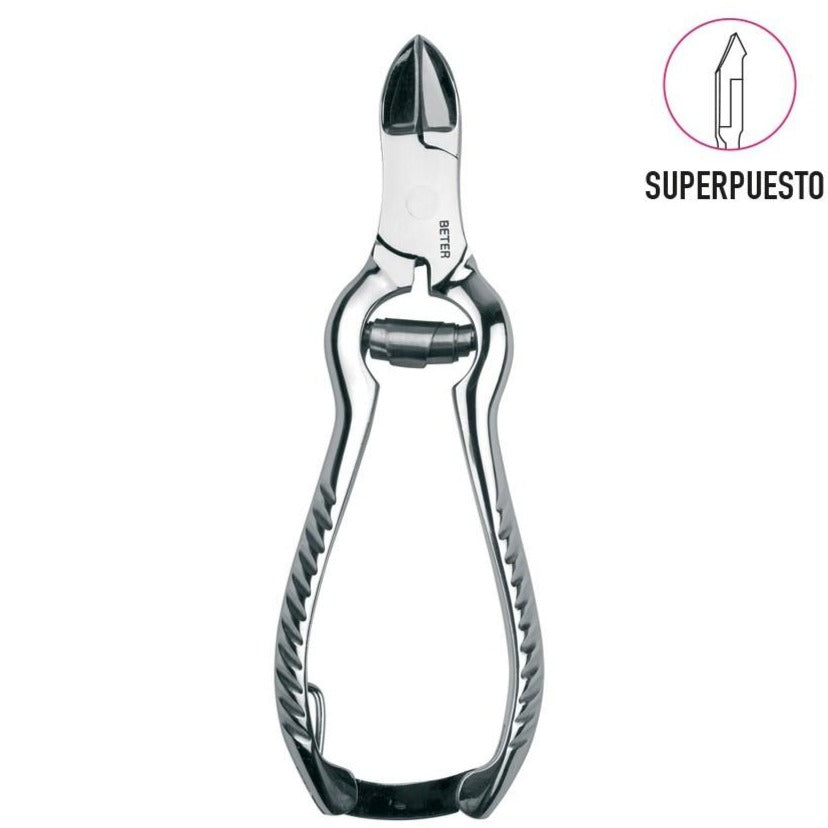 Beter Chrome Plated Pedicure Nippers With Coil Spring 13.5Cm 34044 - Medaid International