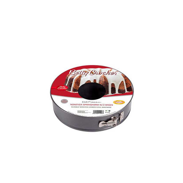 Betty Crocker, BC1016 Springform Pan with 2 Bases and Lock - 28cm