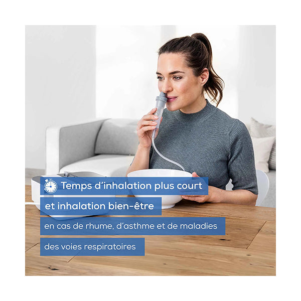 Beurer, IH 28 Pro Inhaler, Nebuliser Set with High-Quality Silicone Masks and Nasal Shower - 60374