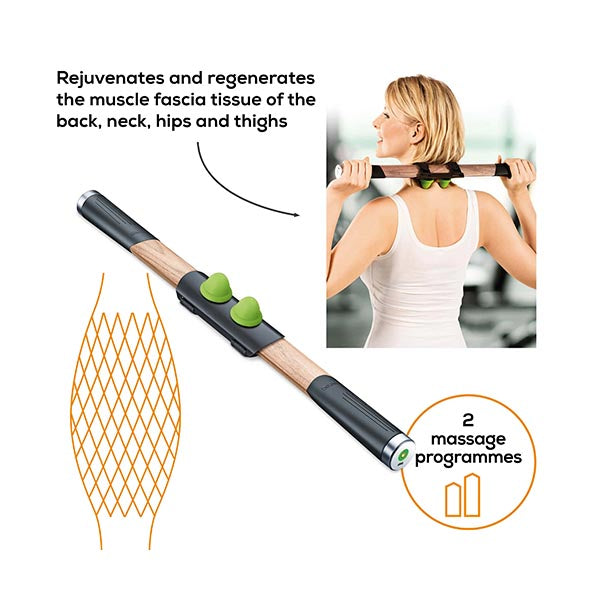 Beurer MG 850 Fascia Massager Removes Fascia Clumps and Rejuvenates Muscle Tissue - 64038