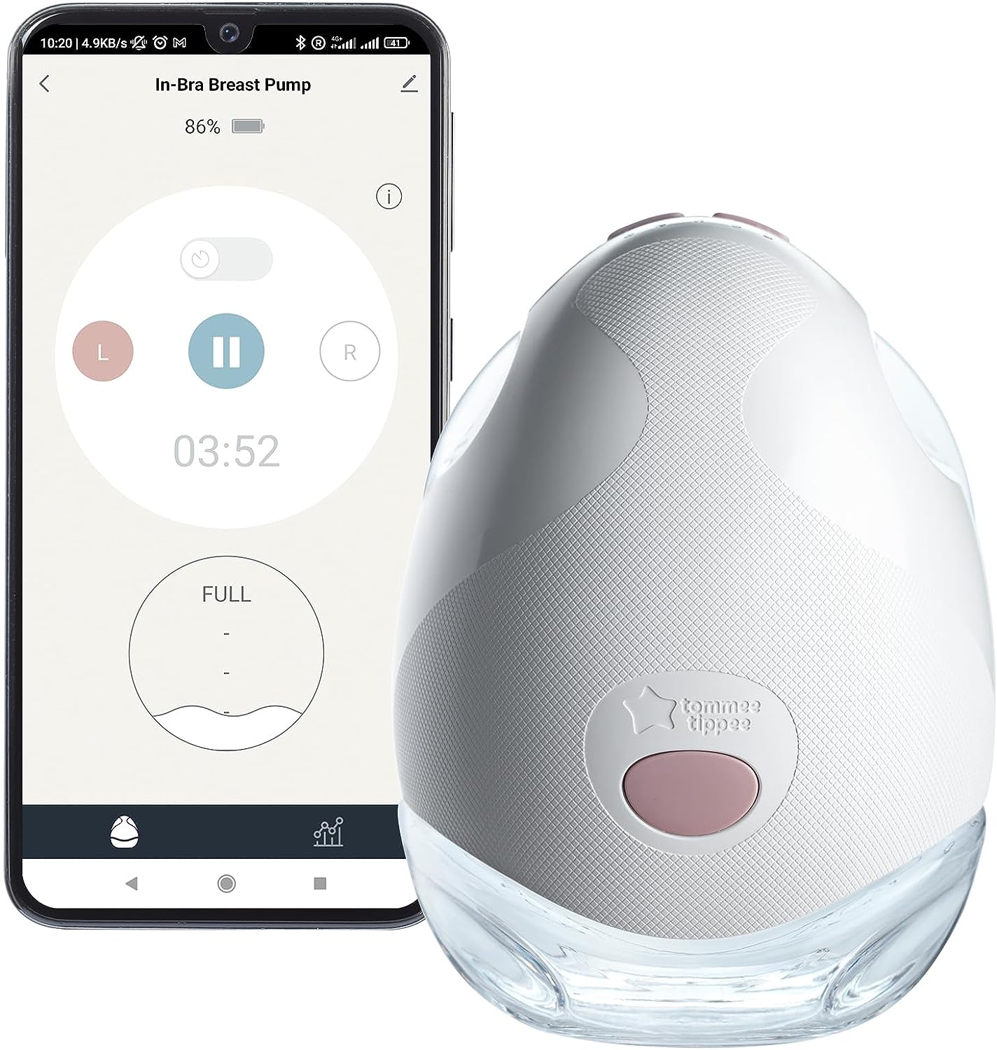 Portable Electric Breast Pump &  Milk Collector Bottles